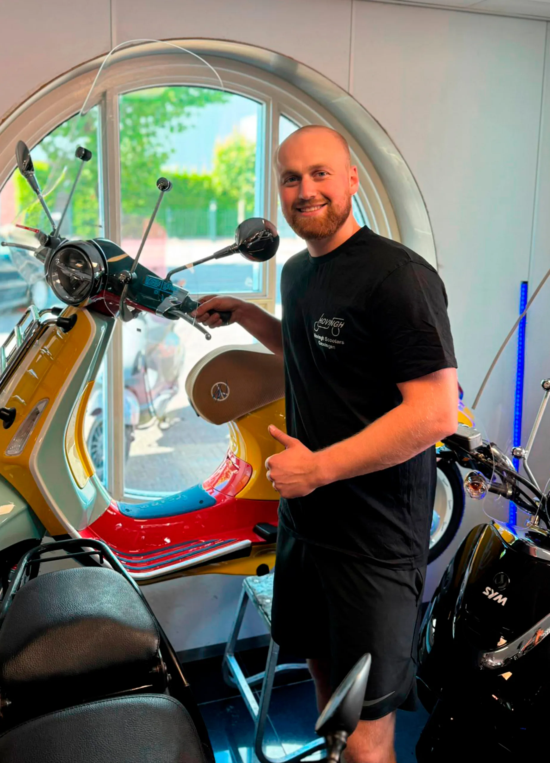 Steven Hovingh - eigenaar Hovingh Scooters.