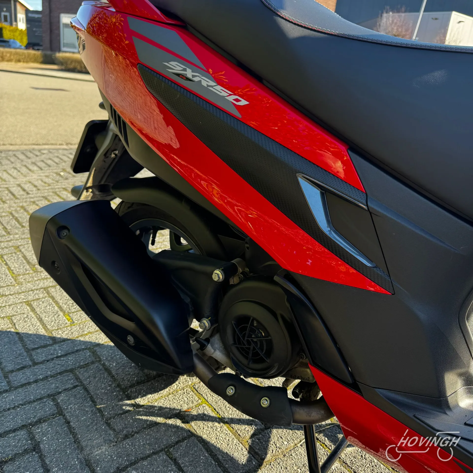 Aprilia SXR 50 2024 uitlaat