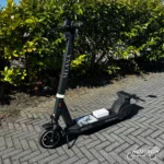 Selana Alpha E-Step 1999 — voorkant geel kenteken te koop bij Hovingh Scooters Groningen