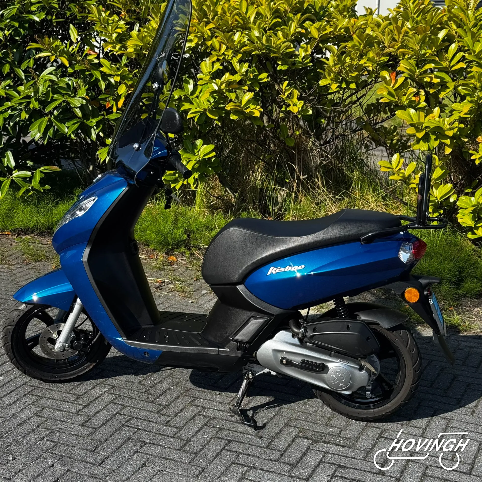 Peugeot Kisbee 2019 blauw linkerzijkant