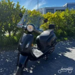 Sym Fiddle2 2020 zwart — voorkant geel kenteken te koop bij Hovingh Scooters Groningen