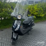 Sym Fiddle2 2022 zwart — voorkant geel kenteken te koop bij Hovingh Scooters Groningen