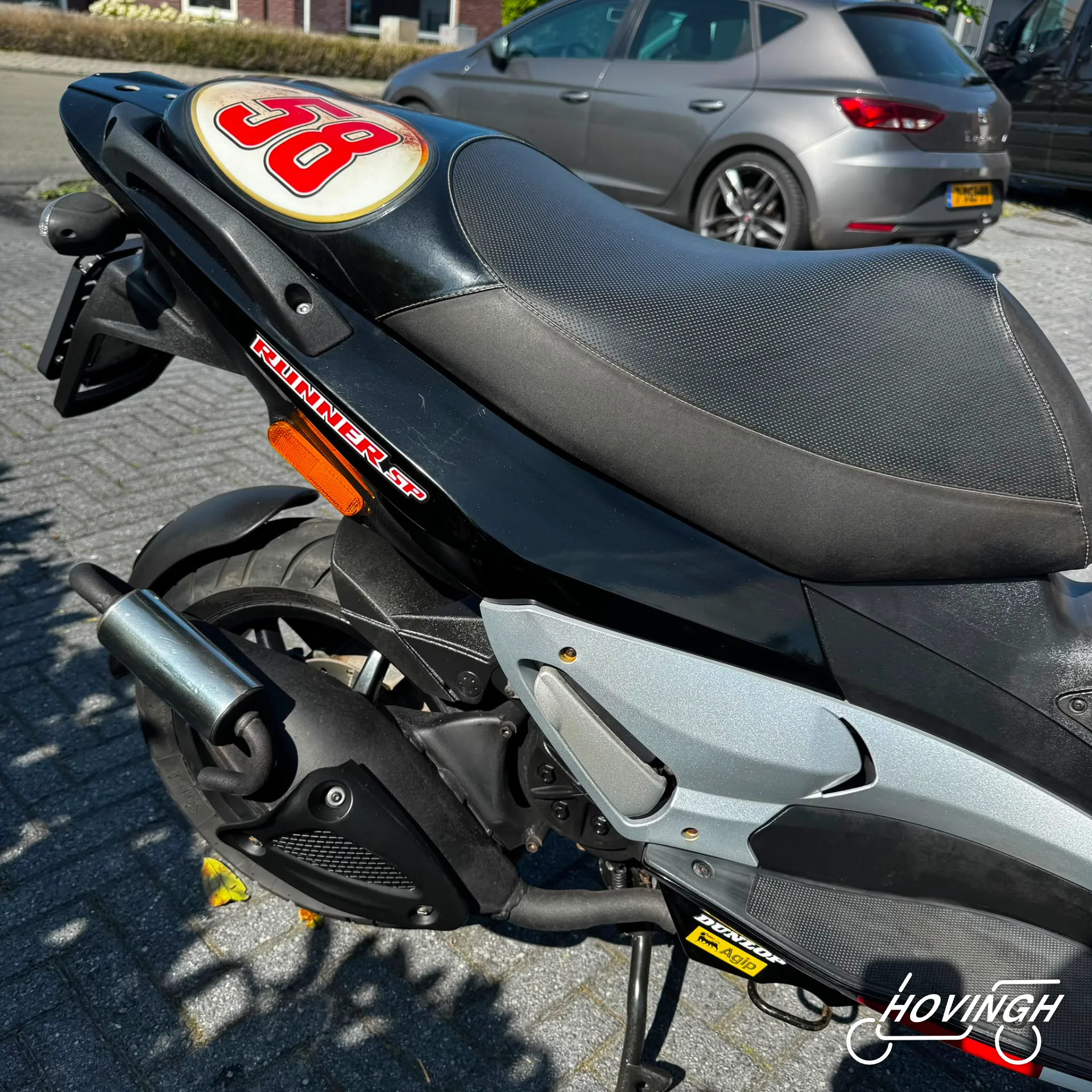 Gilera Runner RST Marco Simoncelli 58 zitplek en zadel