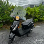 Sym Fiddle2 2016 zwart — voorkant geel kenteken te koop bij Hovingh Scooters Groningen