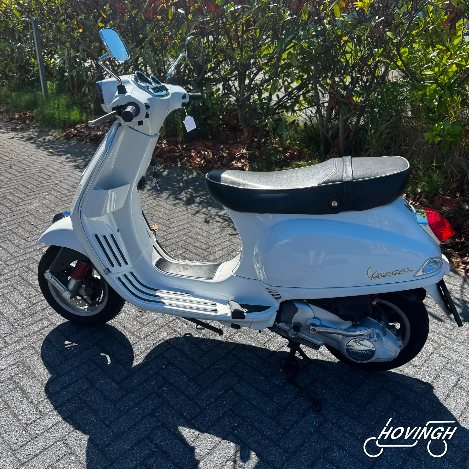 Vespa S 125cc A1 2009 wit linkerzijkant