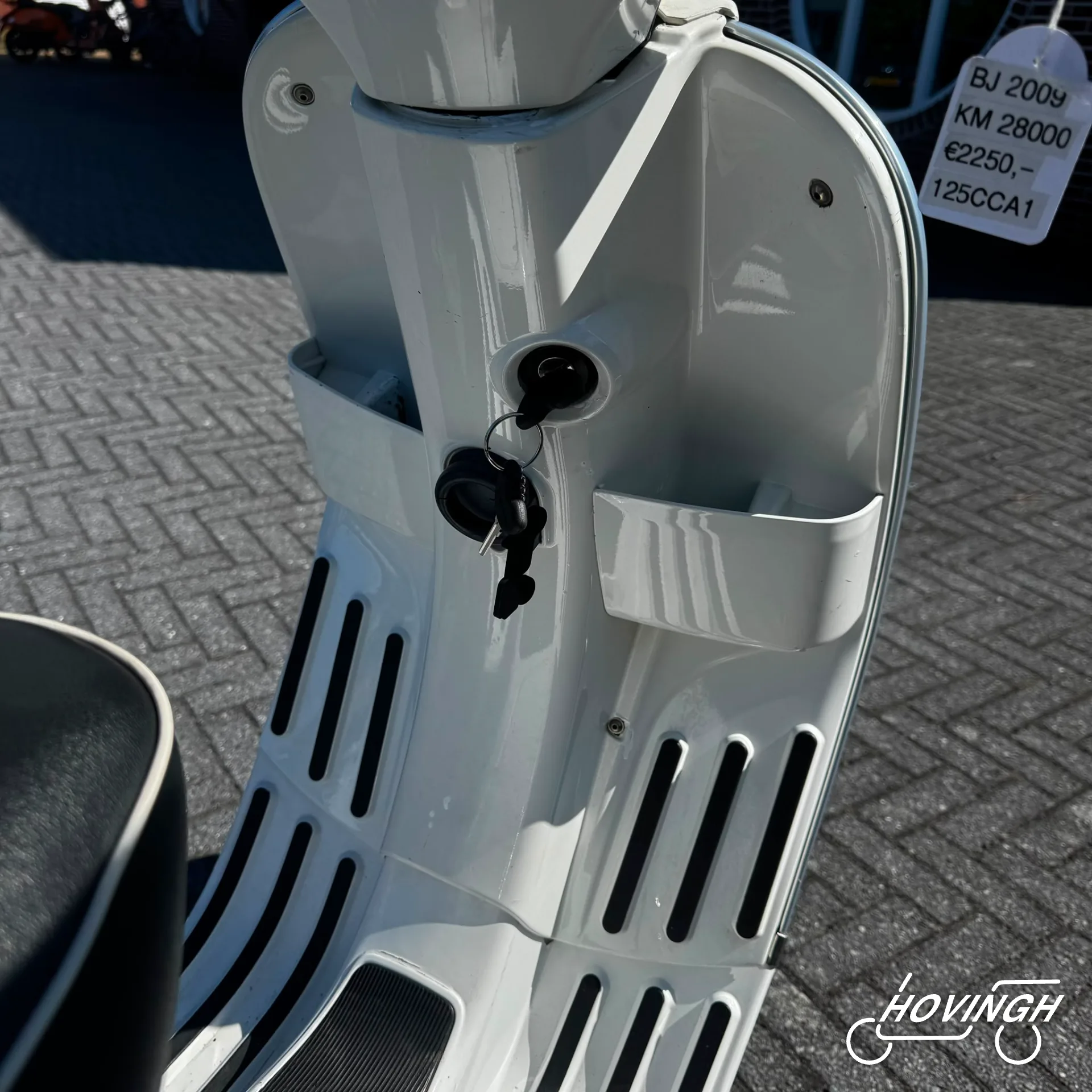 Vespa S 125cc A1 2009 contactslot en sleutelhanger