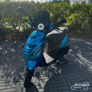 Piaggio zip Iget 2020 zwart — voorkant geel kenteken te koop bij Hovingh Scooters Groningen