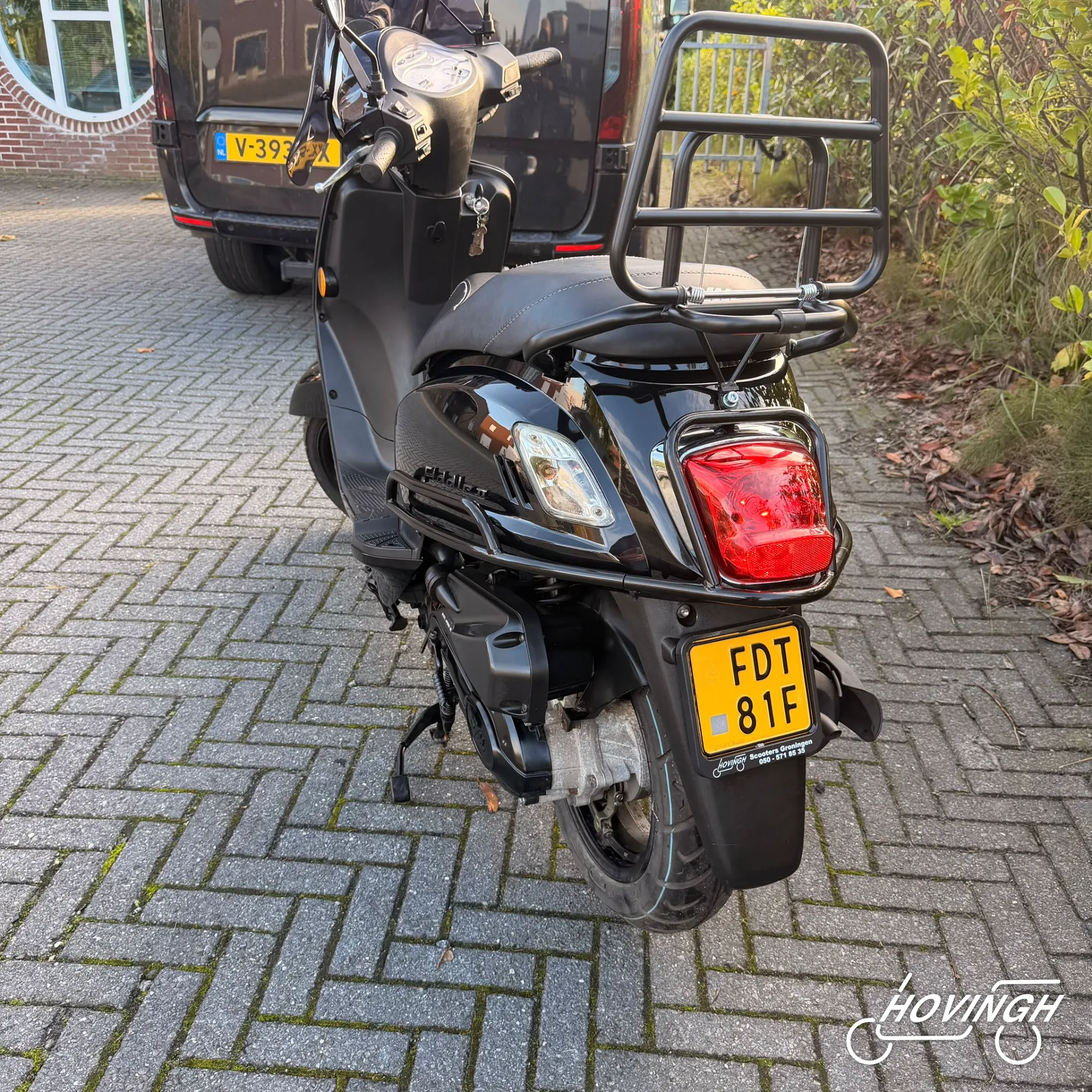Sym Fiddle2 2020 nummerplaat geel kenteken