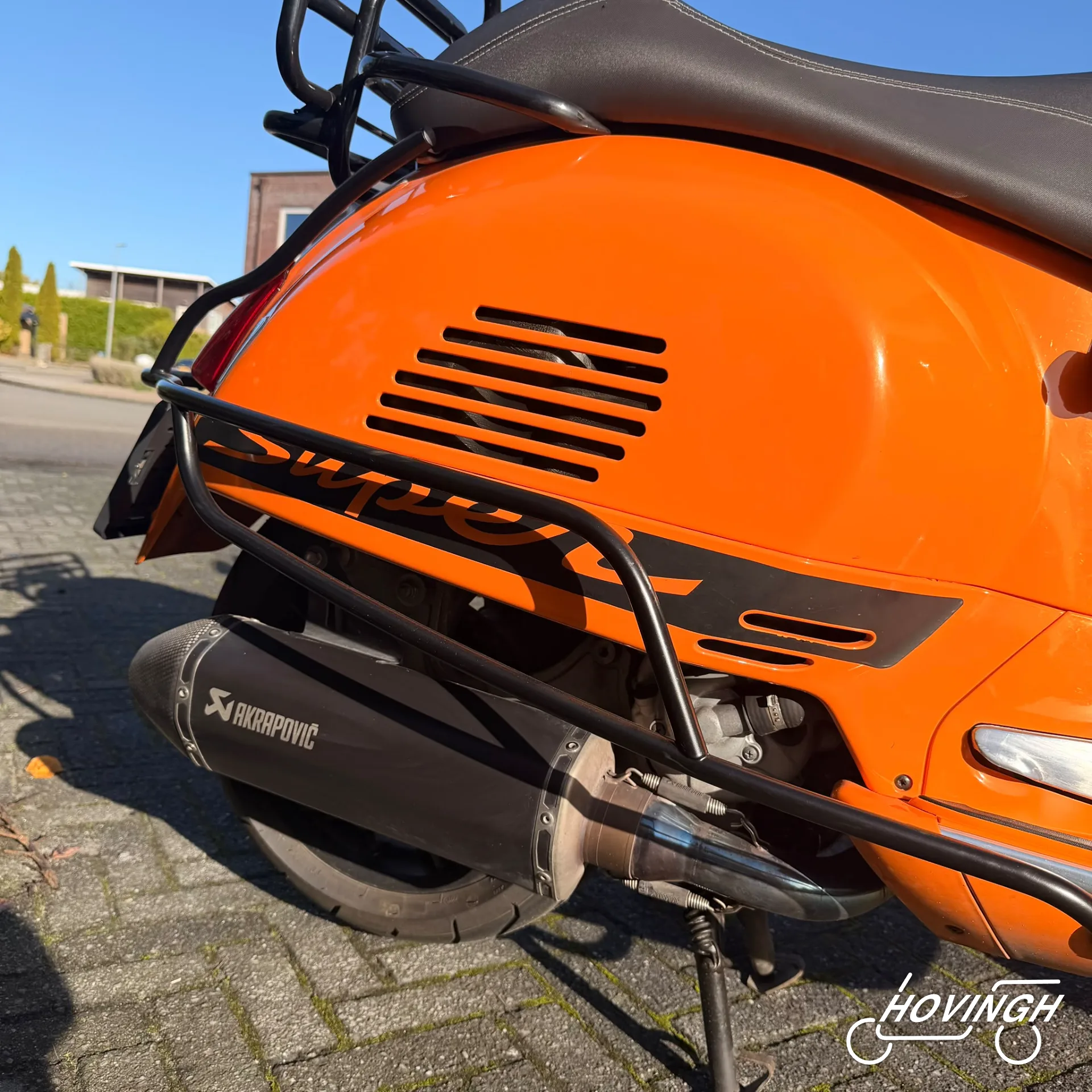 Vespa GTS 300 2014 uitlaat