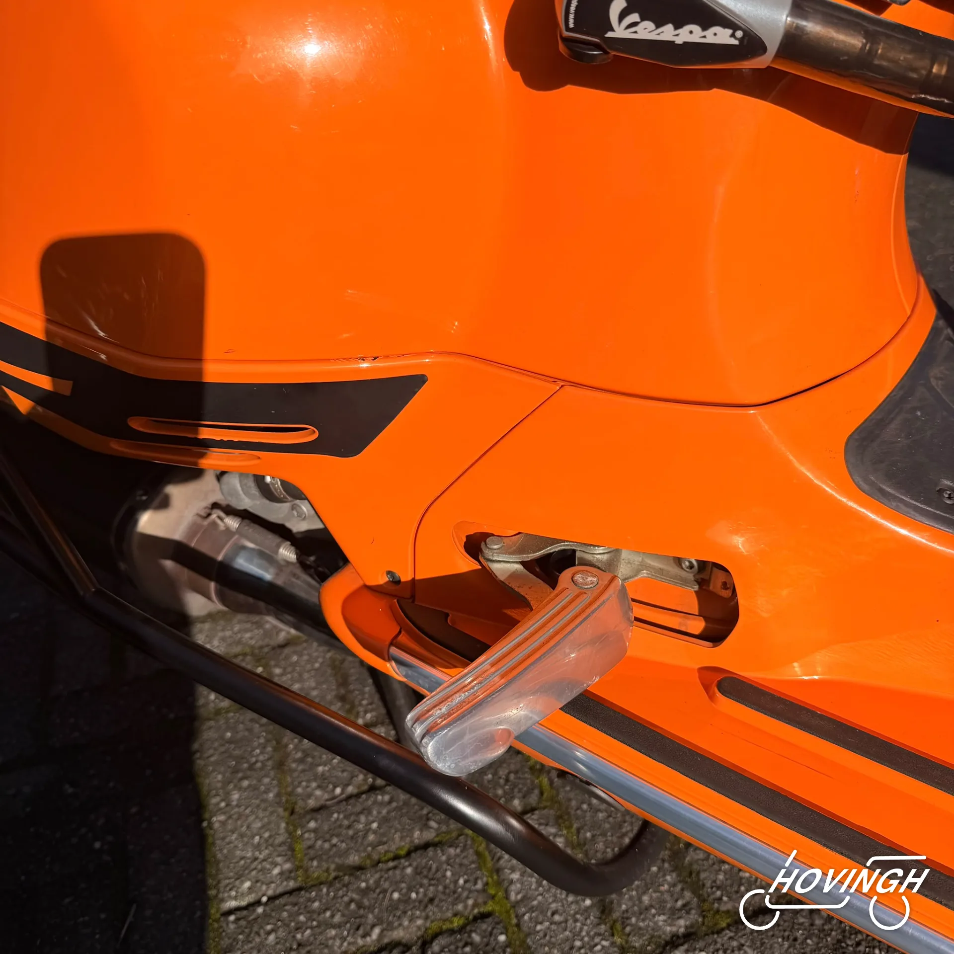 Vespa GTS 300 2014 zwart detail