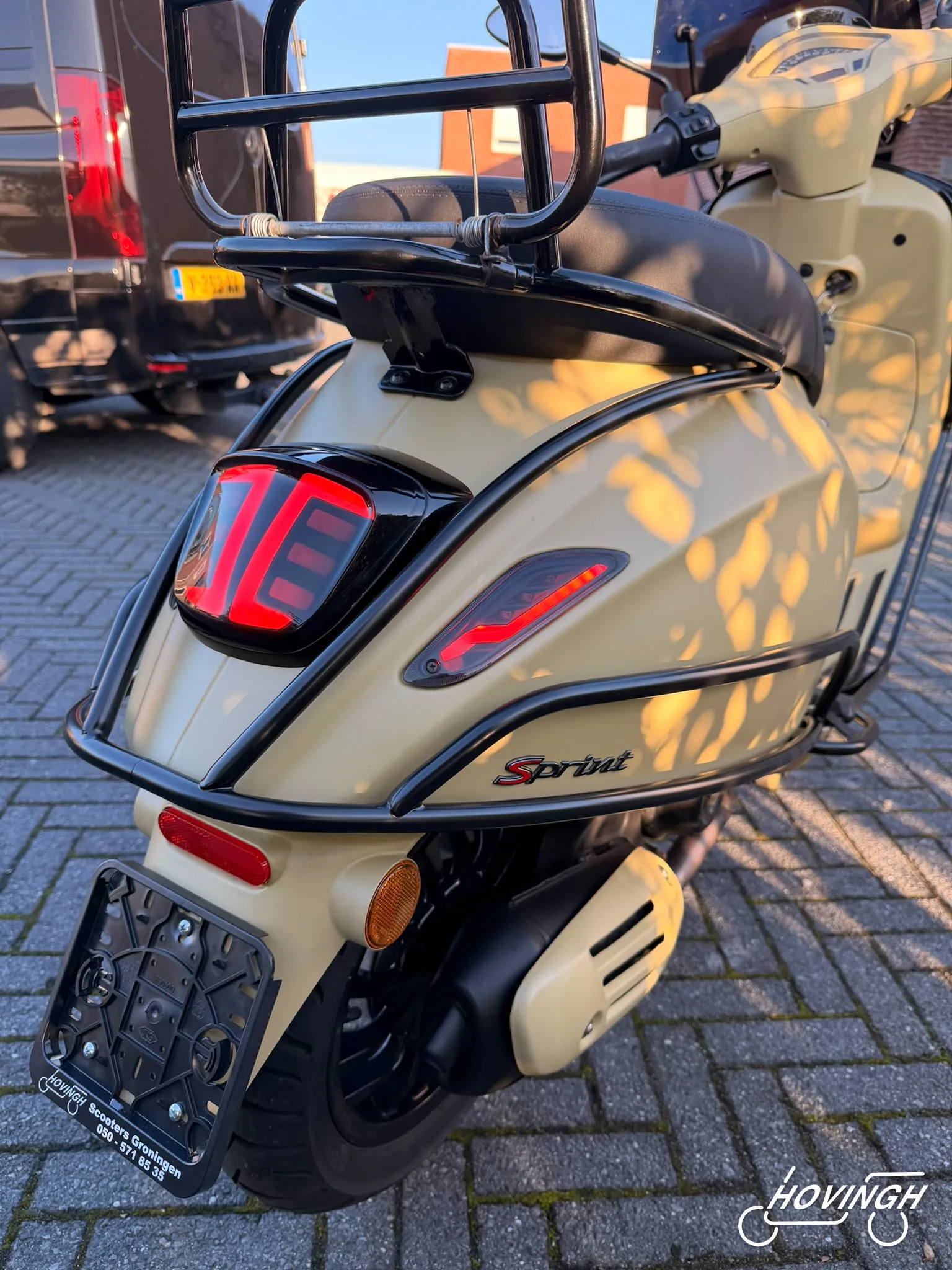 Vespa Sprint Custom paint 2021 verlichting